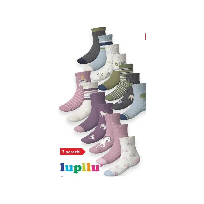 Șosete pentru copii, set 7 perechi