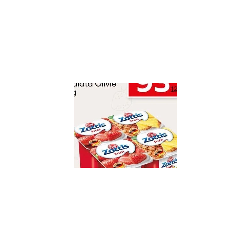 Zottis iaurt cu fructe UHT, 115 g
