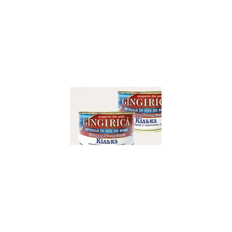 Acvarium gingirică întreagă în sos de roșii, 220 g