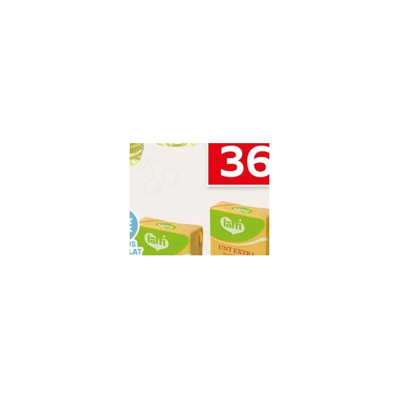 Latti unt din smântână dulce Extra 82,5%, 180 g