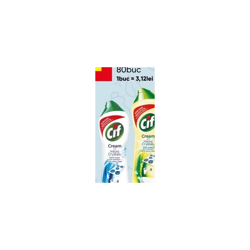 Cif cremă de curățat în sortiment, 500 ml