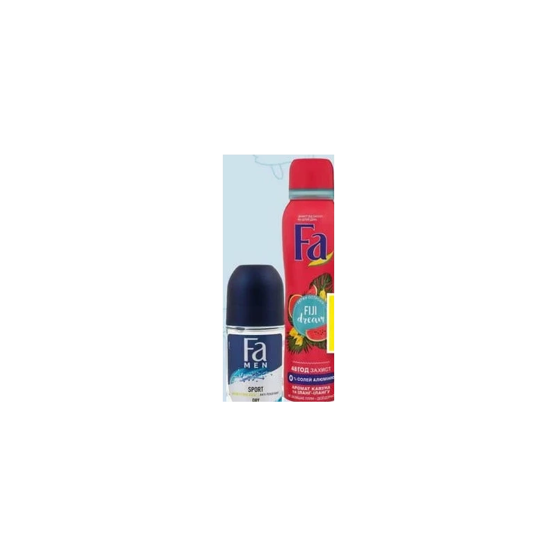 Fa deodorant spray 150 ml sau roll-on 50 ml