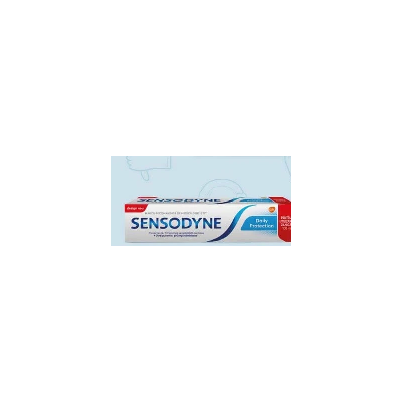 Sensodyne pastă de dinți Daily Protection sau Cool Mint, 100 ml