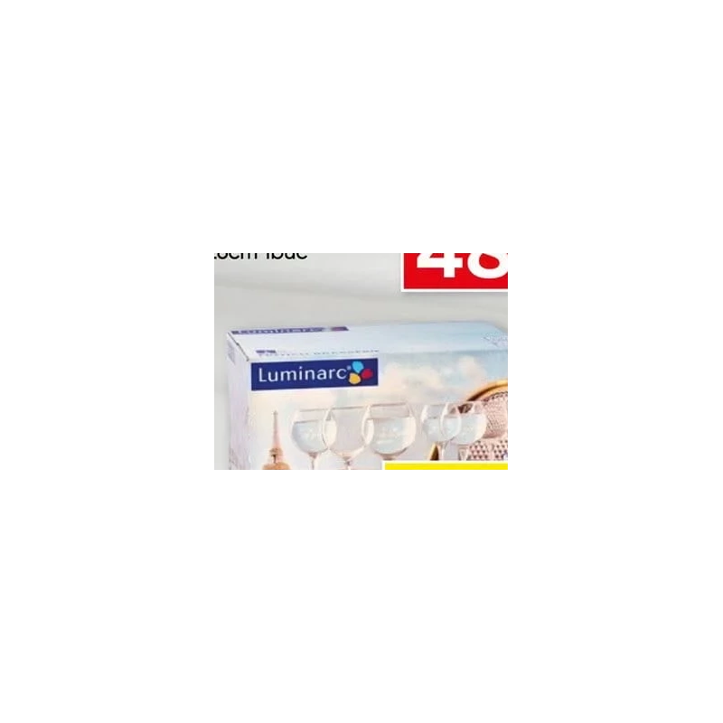 Luminarc French Brasserie set pahare de vin 250 ml, 6 bucăți