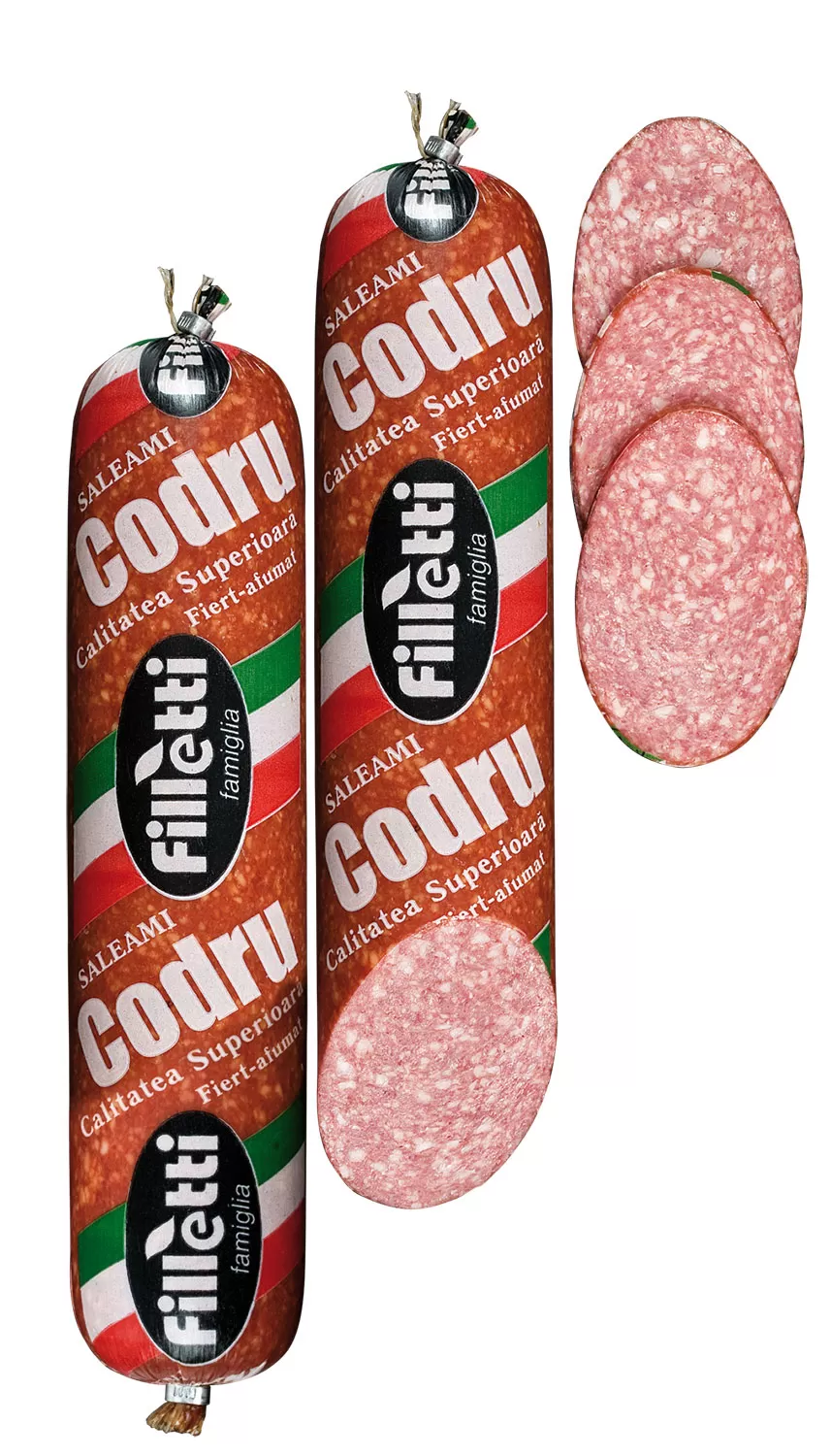 Filletti salam Codru semiafumat, 1 kg