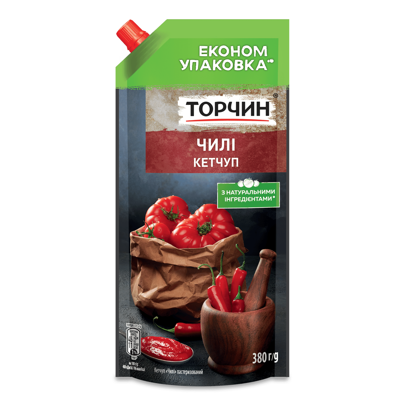 Torchin ketchup frigărui/gingaș/chili, 380 g