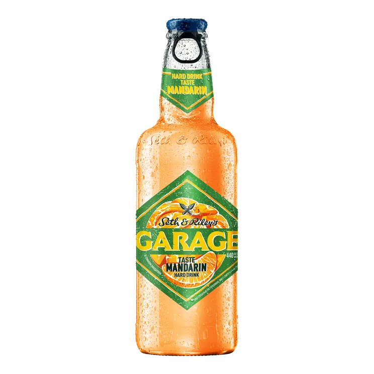 Garage bere Lemon/Mandarin/Pineberry și mentă, 0,44 L