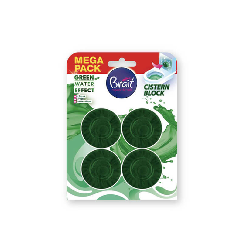 Brait odorizant WC block ocean/pine, 4 buc. × 50 g