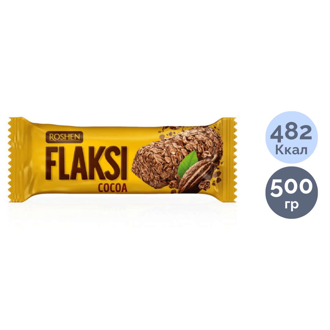 Bomboane Flaksi cacao/coconut ROSHEN 500g