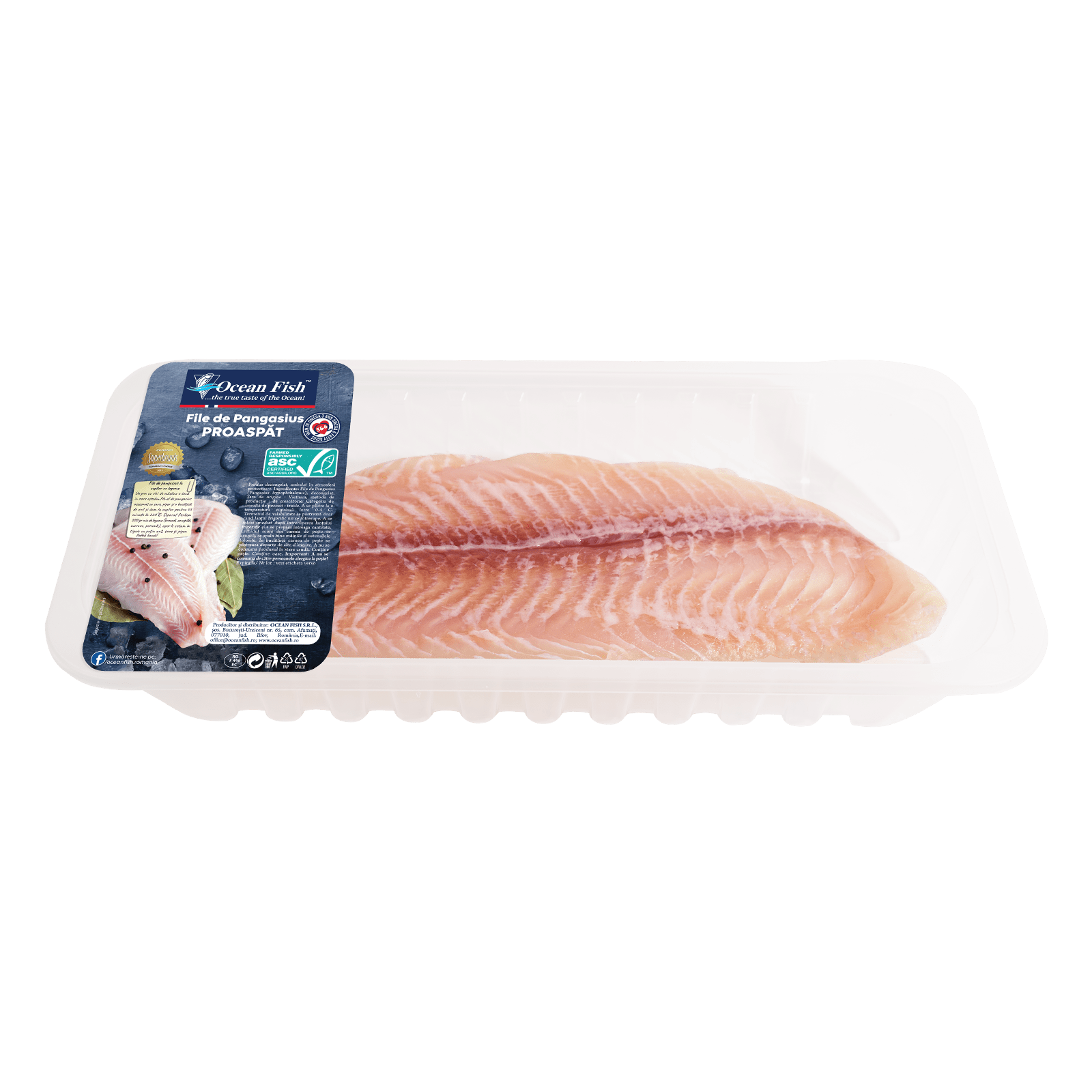 Pangasius file roz, kg