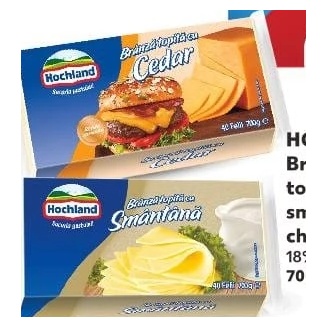Hochland brânză topită felii 700 g