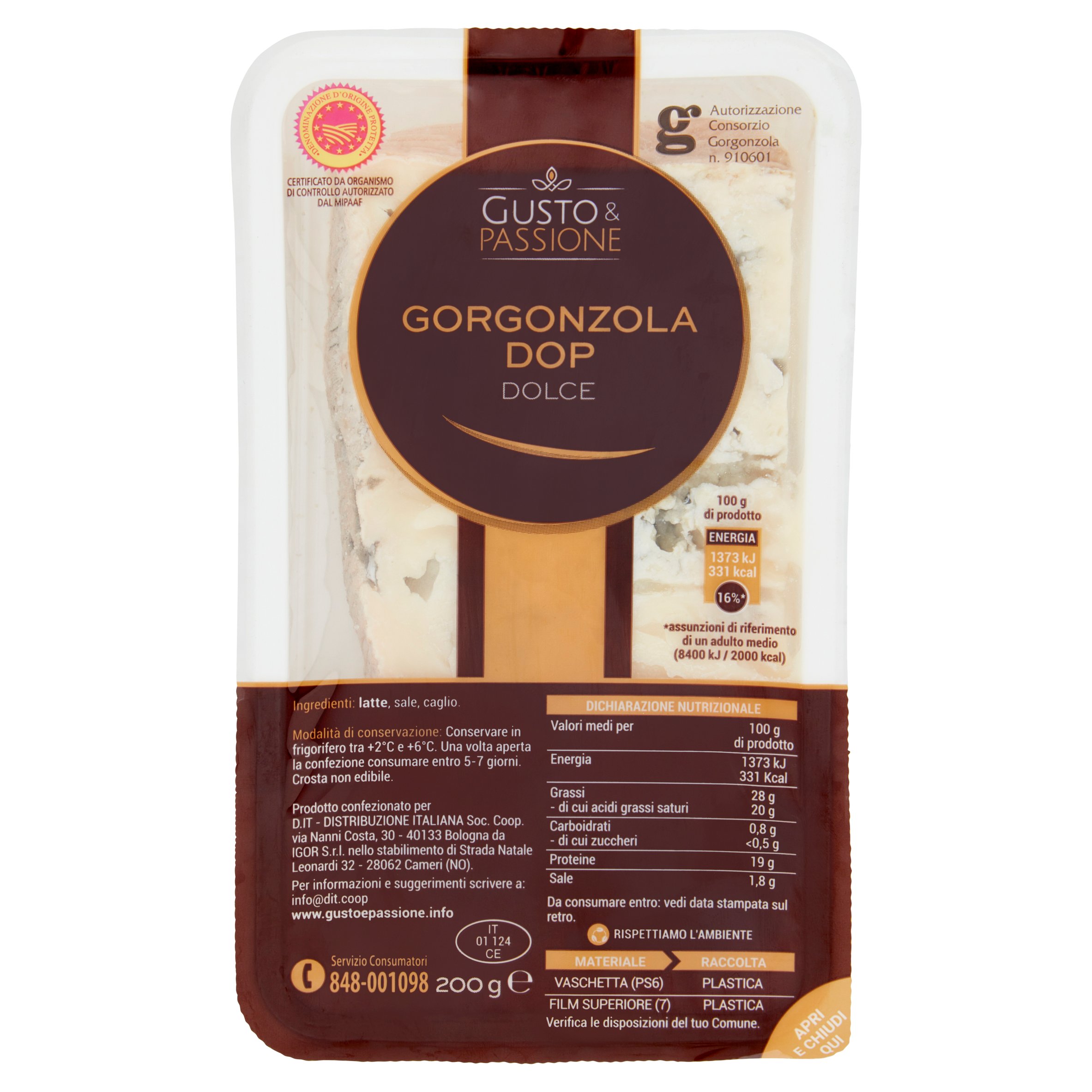 Gold Edition Gorgonzola DOP 200 g