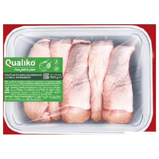 Qualiko pulpe pui broiler dezosate 900 g