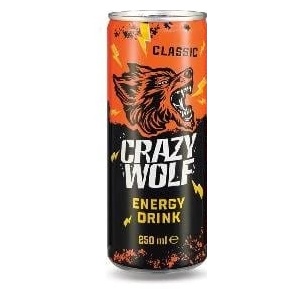 Crazy Wolf băutură energizantă 0,25 l