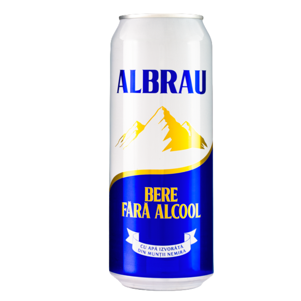 Albrau bere blondă fără alcool 0,5 l