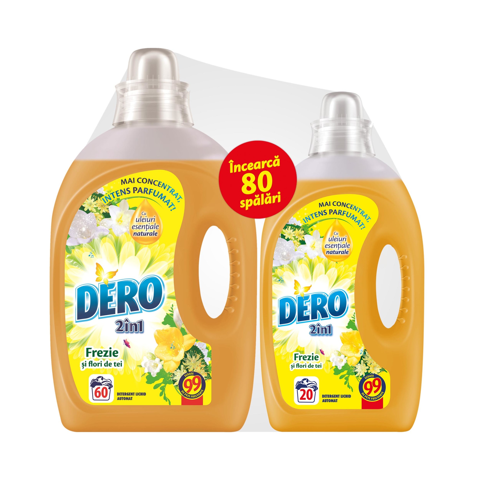 Dero 2 în 1 detergent lichid 3 l