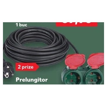 Parkside prelungitor cablu 10 m IP44