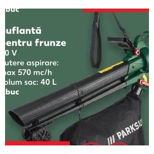 Parkside suflantă pentru frunze 40 V