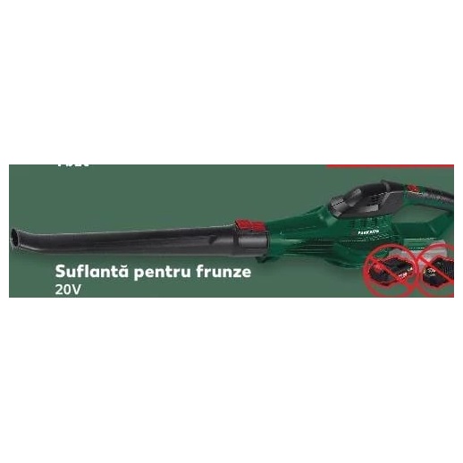 Parkside suflantă pentru frunze 20 V