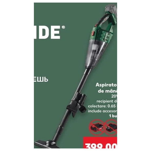 Parkside aspirator de mână 20 V