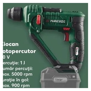 Parkside ciocan rotopercutor 20 V