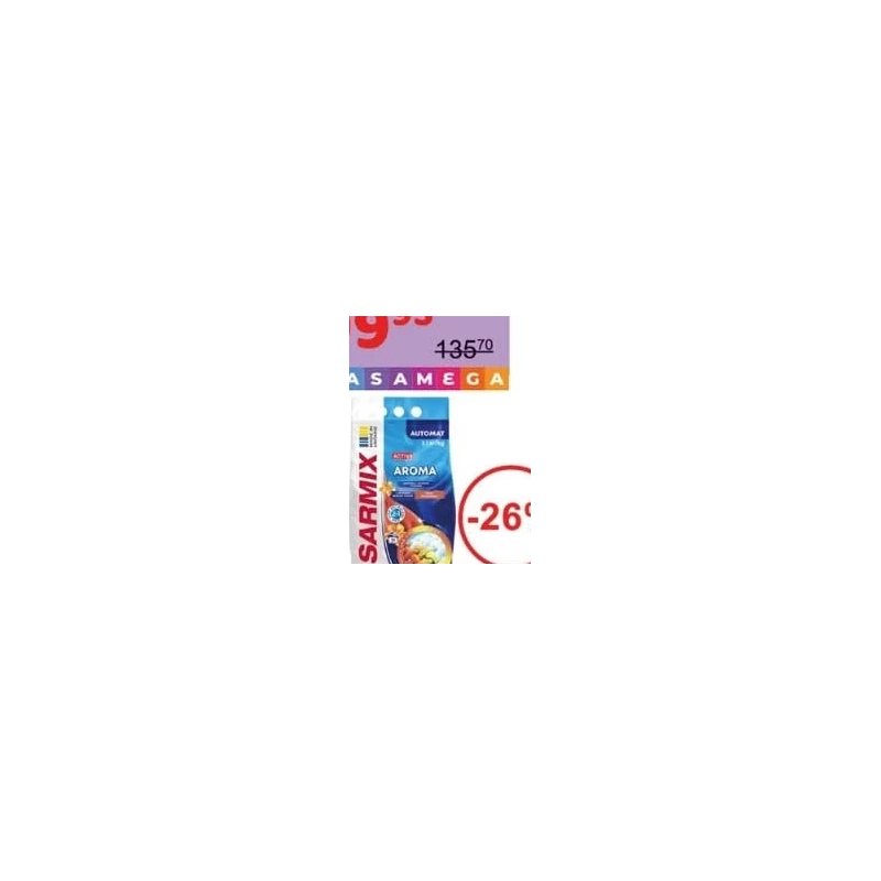 Sarmix detergent pudră, 2,1 kg