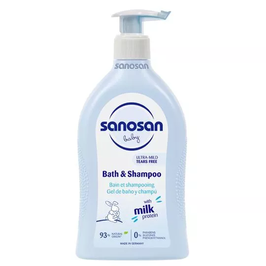 Sanosan soluție pentru baie și șampon, 500 ml