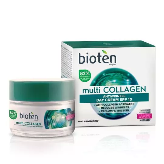 Bioten cremă de zi Multi Collagen SPF 10, 50 ml