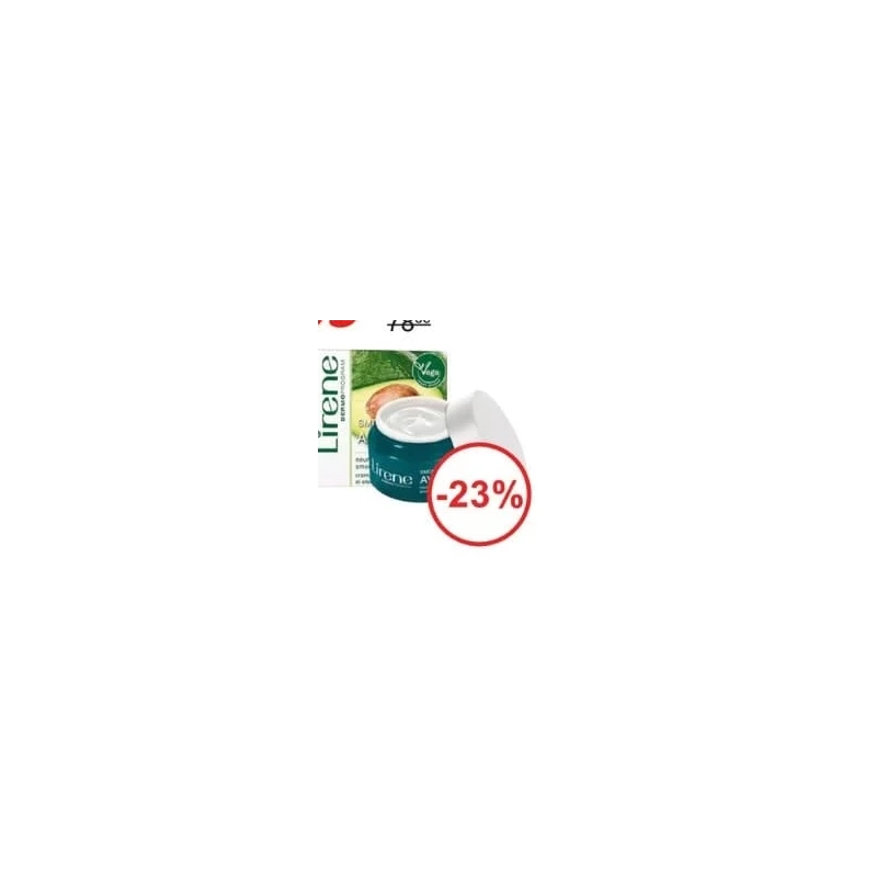 Lirene cremă de față cu ulei de avocado, 50 ml