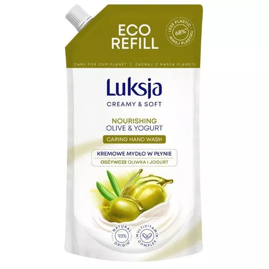 Luksja săpun lichid rezervă Olive & Yogurt, 400 ml