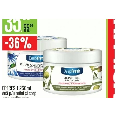 DeepFresh cremă pentru mâini și corp 250 ml, diverse sortimente