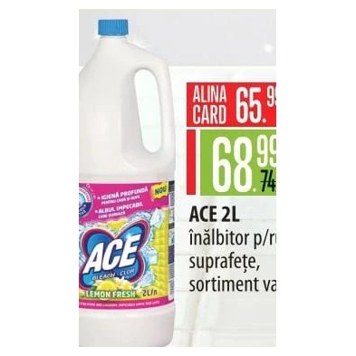 Ace înălbitor pentru rufe și suprafețe 2 l