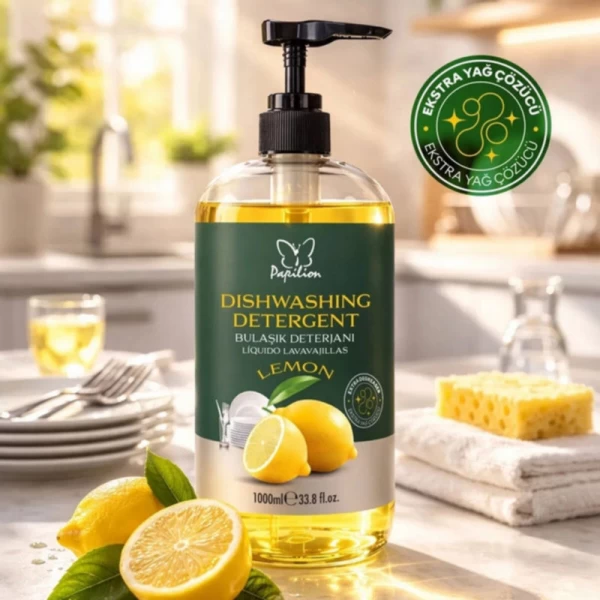 Papilion detergent pentru vase cu dozator 1 l