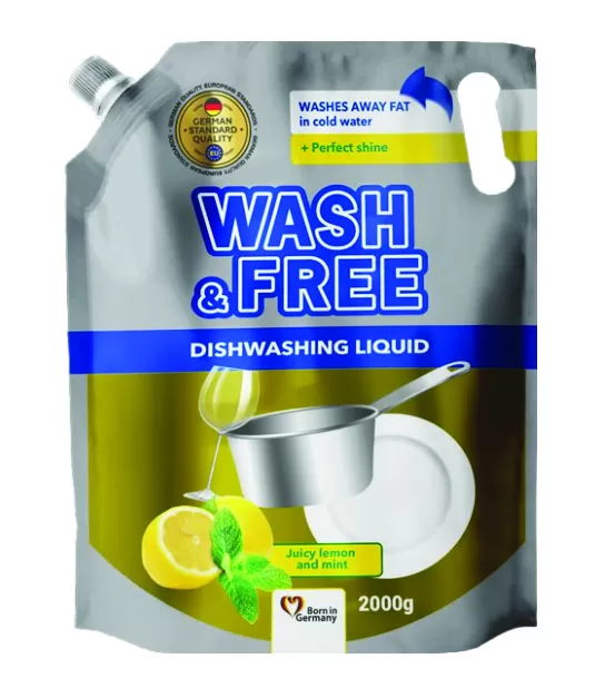 Wash&Free detergent de vase rezervă 500 ml, diverse sortimente