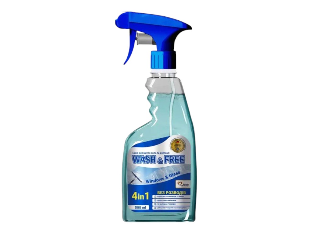Wash&Free spray pentru sticlă 500 ml