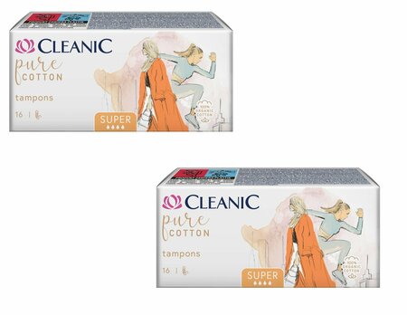 Cleanic Pure Cotton absorbante zilnice 20 buc