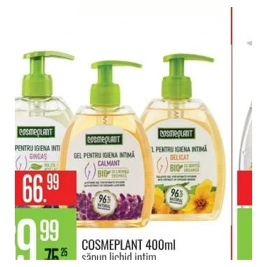Cosmeplant săpun lichid intim 400 ml, diverse sortimente