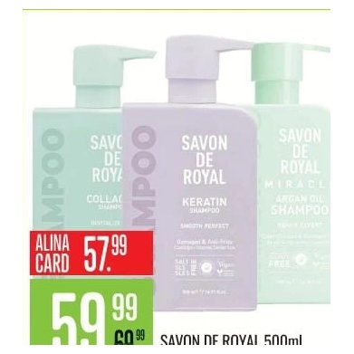 Savon de Royal șampon pentru păr 500 ml, diverse sortimente
