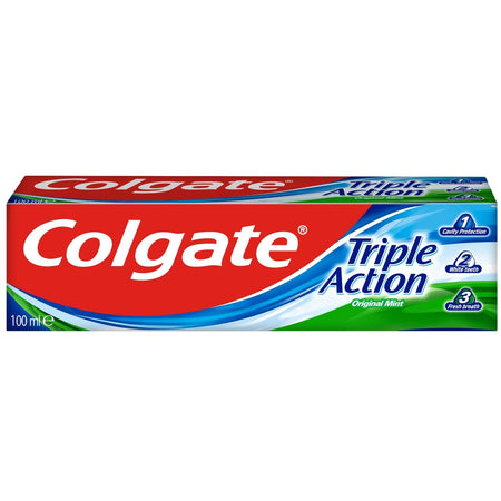 Colgate Triple Action pastă de dinți, 100 ml, diverse sortimente