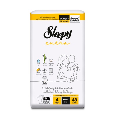 Sleepy Extra scutece chiloței, mărimile 4/5/6