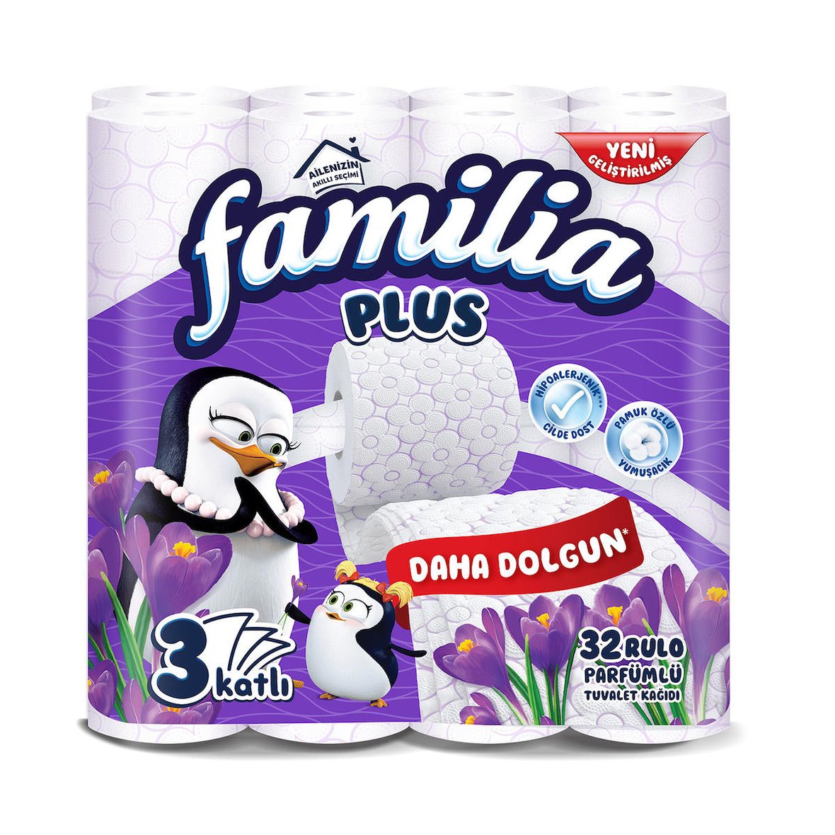 Familia Plus hârtie igienică, 32 role