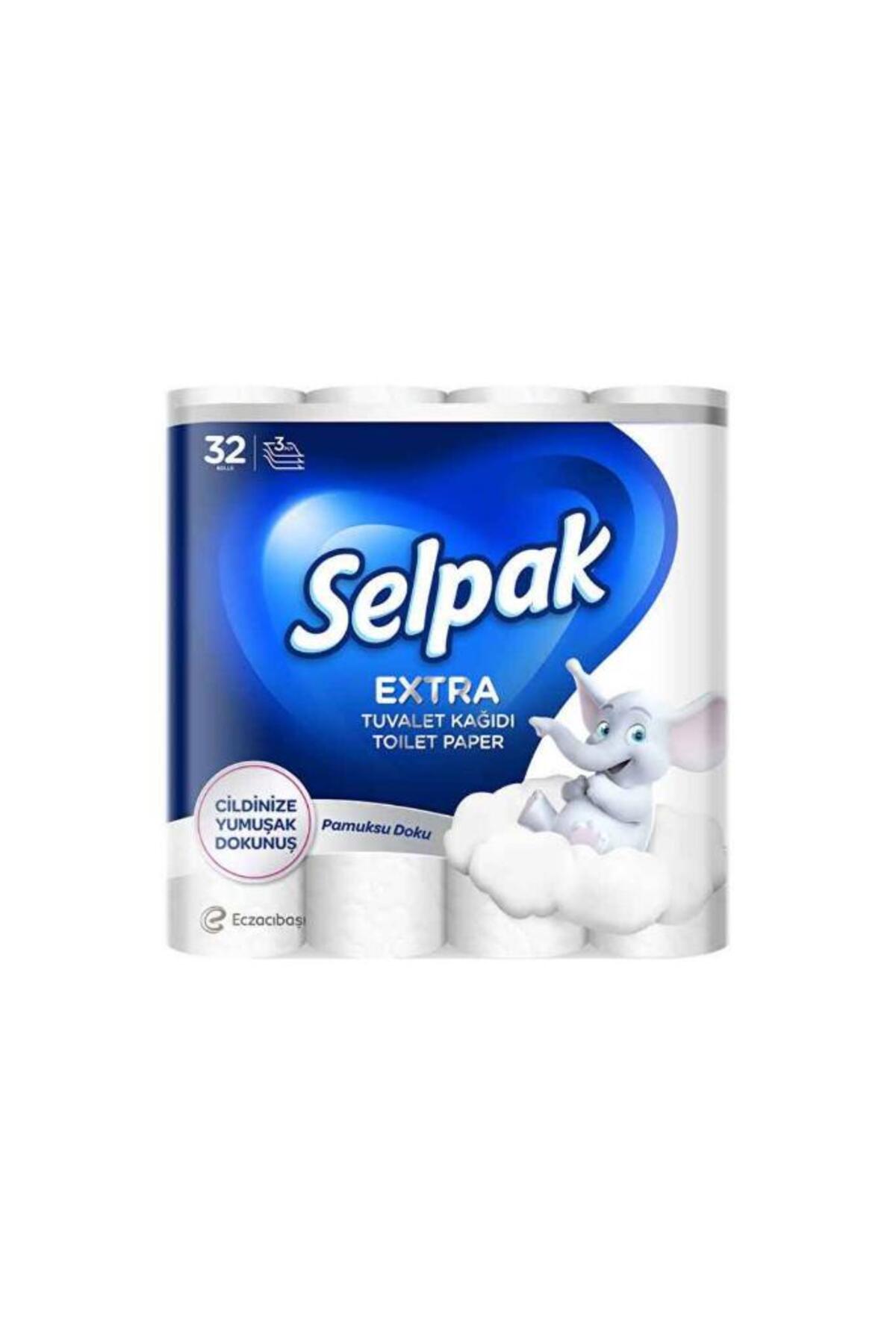 Selpak Extra hârtie igienică, 32 role