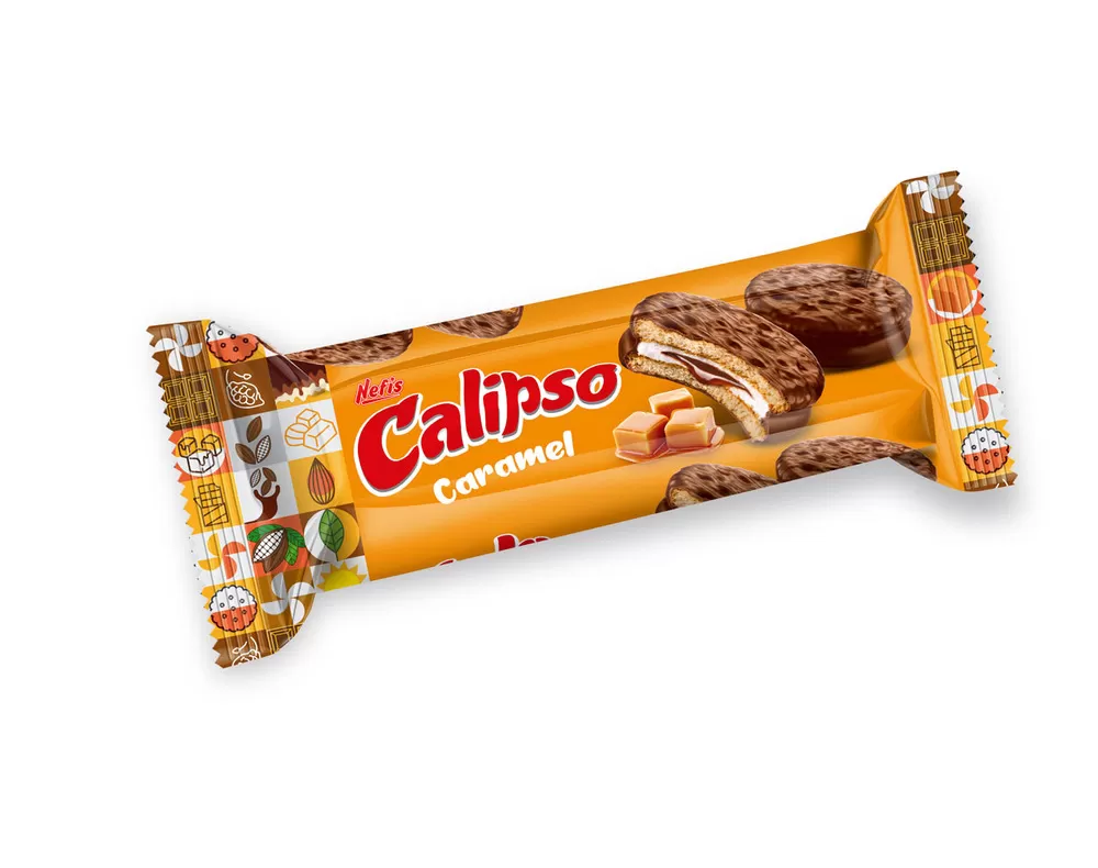 Nefis Calipso Caramel Biscuiți 180g