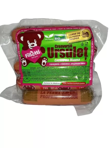 Filetti Crenvurști "Urșuleț", kg