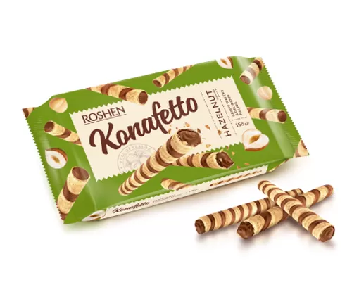 Rulouri d/vafe "Roshen" Konafetto în sortiment 140g