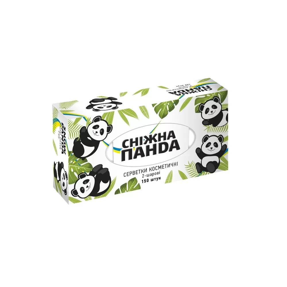 Panda Șervețele cosmetice 150 buc