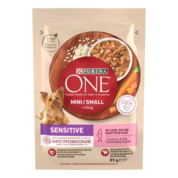 Purina One Hrană p/u câini Somon 85 g