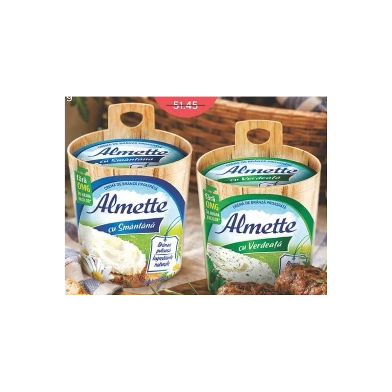 Almette Hochland cremă de brânză în sortiment, 150 g