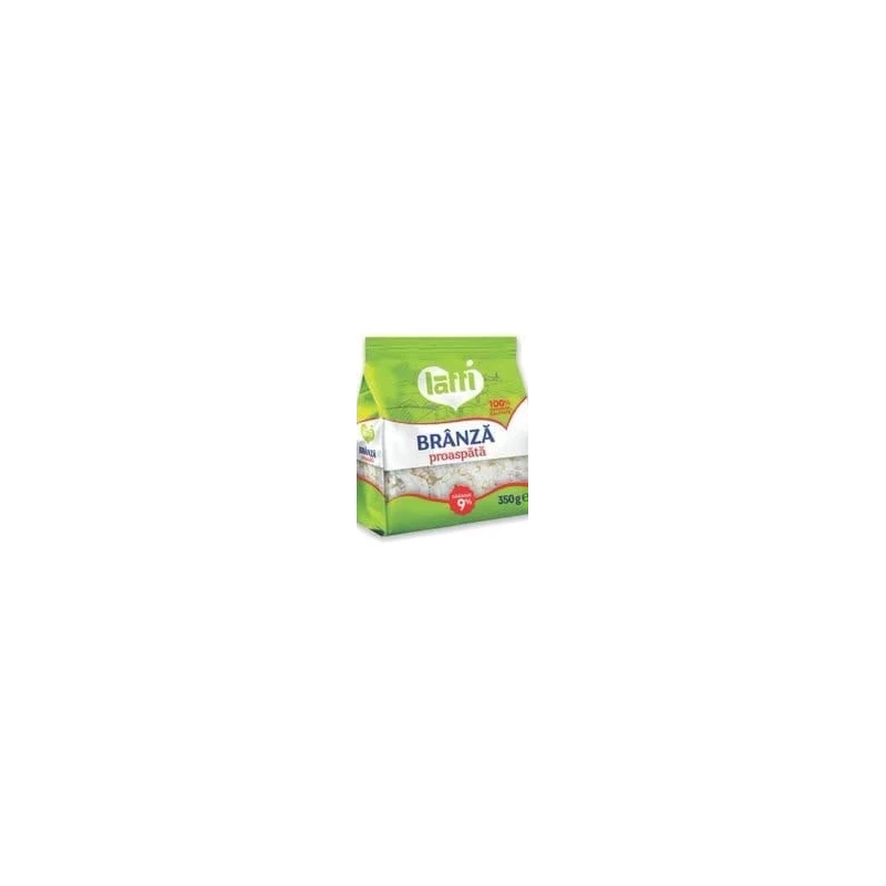 Latti brânză de vacă 9%, 350 g