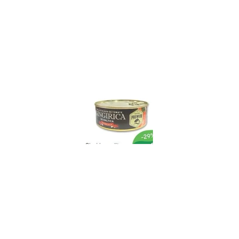 Natural Premium gingirică prăjită în sos de tomate, 250 g